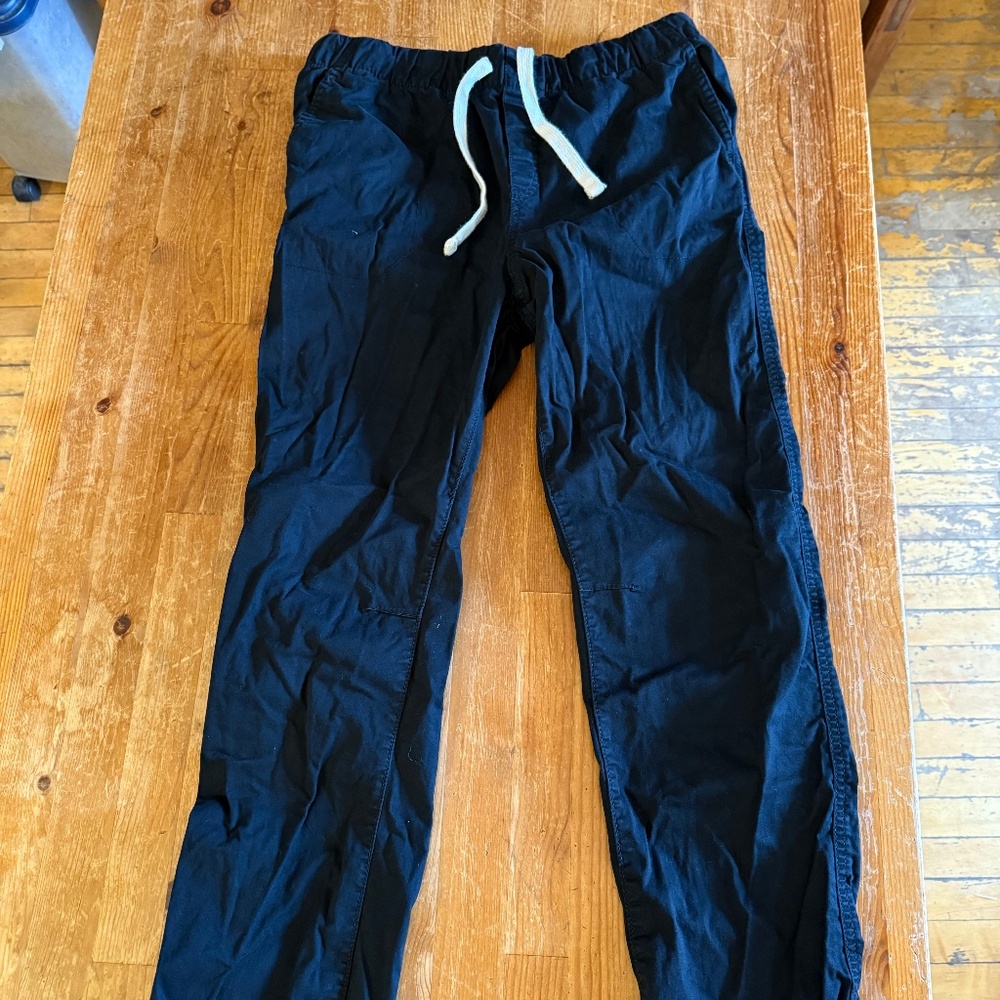 Cat & Jack Black Drawstring Straight-Leg Pants | Boys 18 Husky